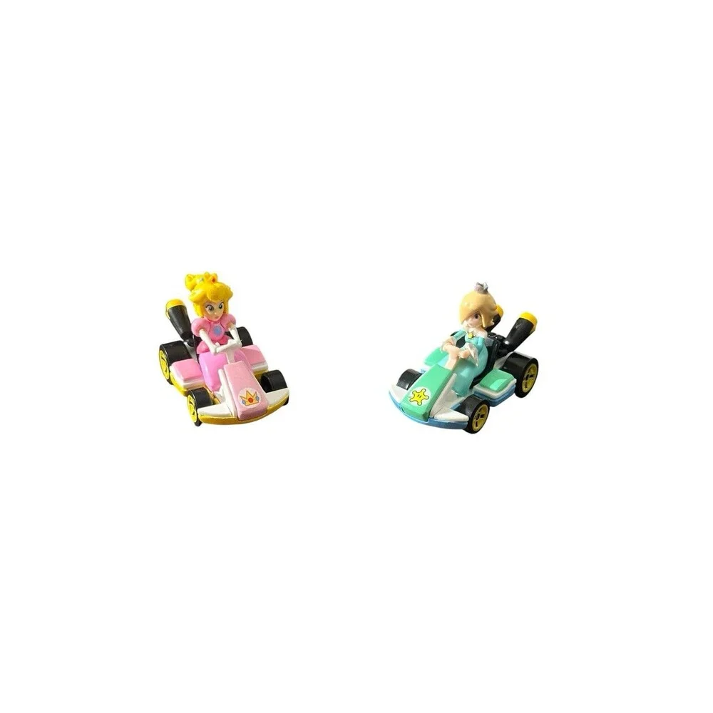 Hot Wheels Nintendo Mario Kart 2018 Racecars Princess Peach & Rosalina Rare HTF